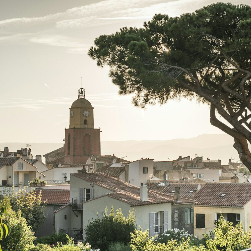 Saint-Tropez the clock tower